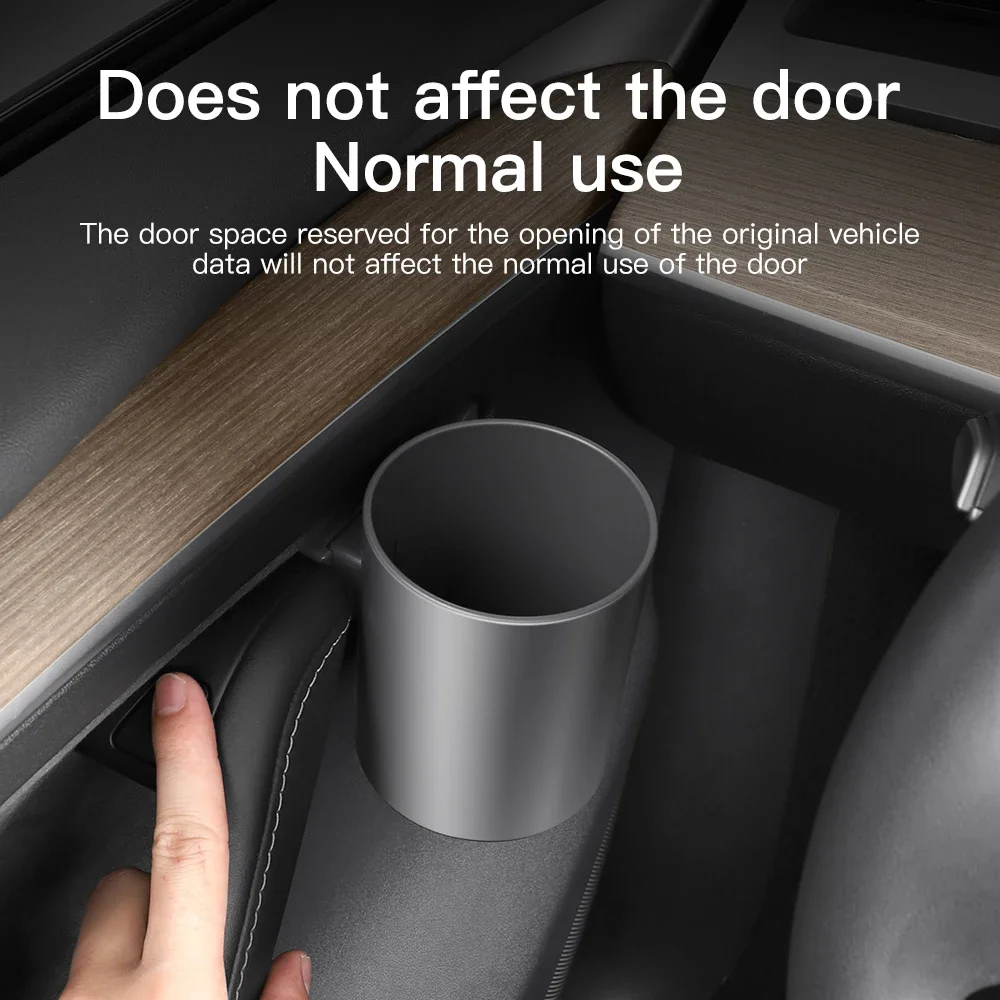 YZ 4 Pcs/Set Car Door Cup Holder For Tesla Model 3 Y Special Door Cup Storage Box Rack For Model 3 Model Y Car Door Cup Stand