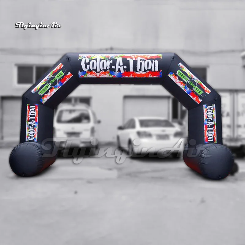 

6m-12m Customized Outdoor Advertising Frame Inflatable Arch Entrance Door With Feet For Event