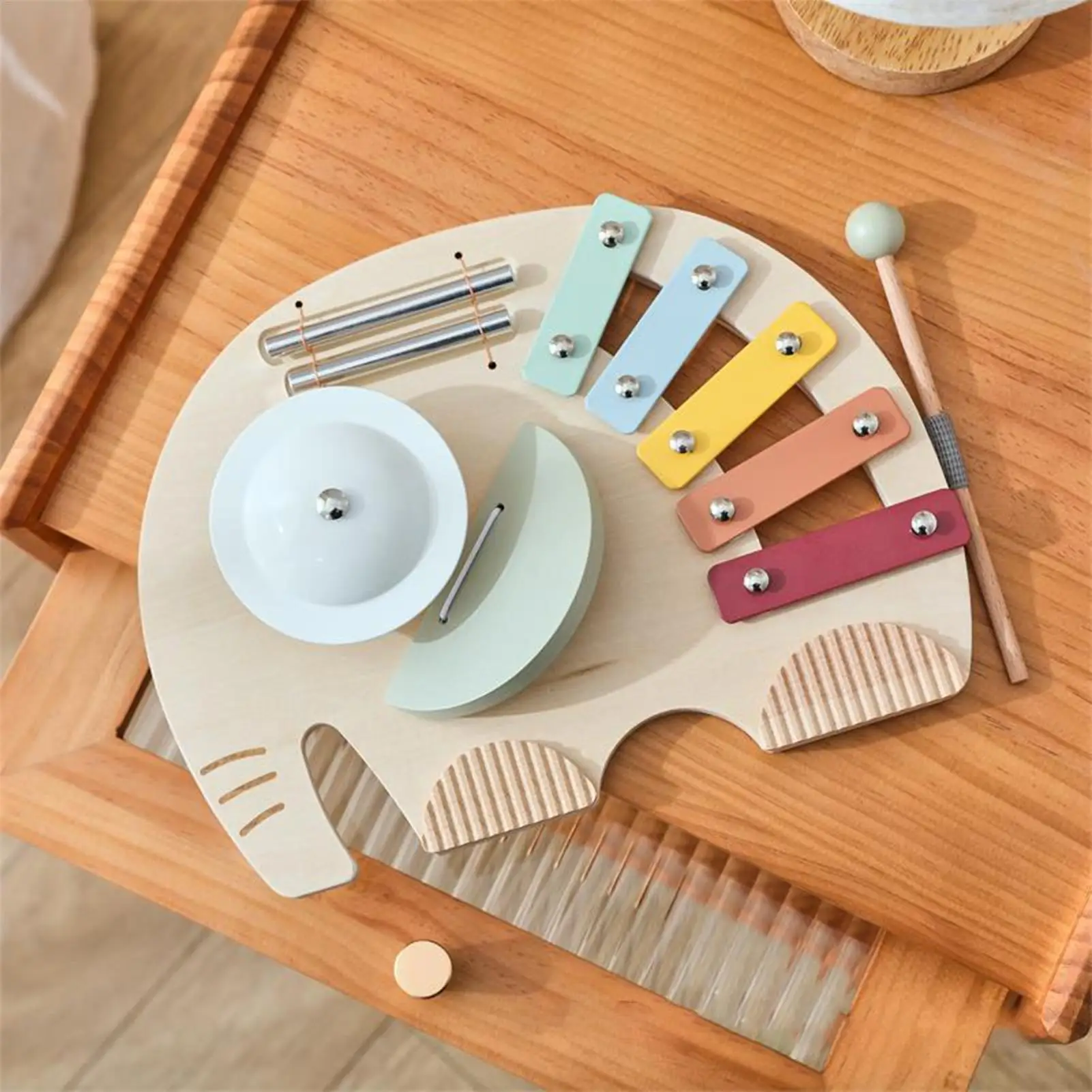 Music Toys Elephant Toddler Musical Instruments Educational Xylophone Chime Developmental Percussion Instruments For Kids