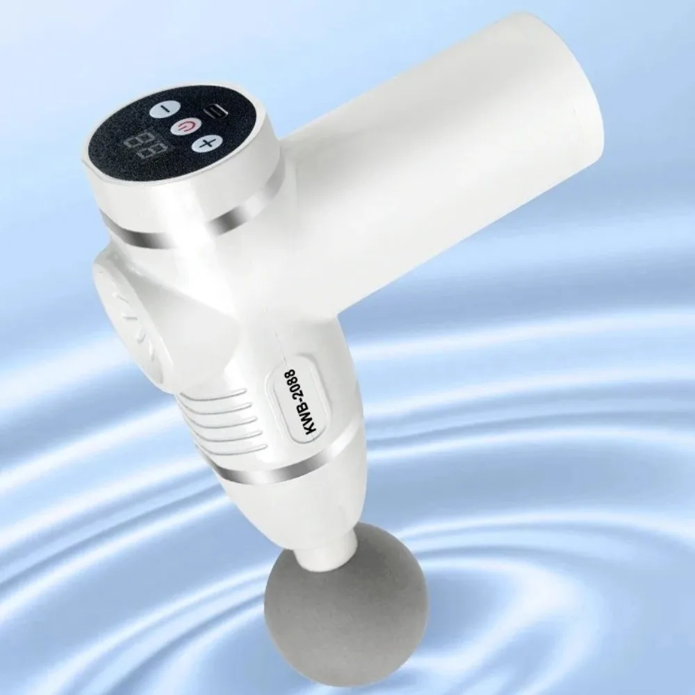USB Charging Electric Scalp Massager 32 Speeds LCD Display Fascia Massager Percussion Massage Strong Vibration Body Massager