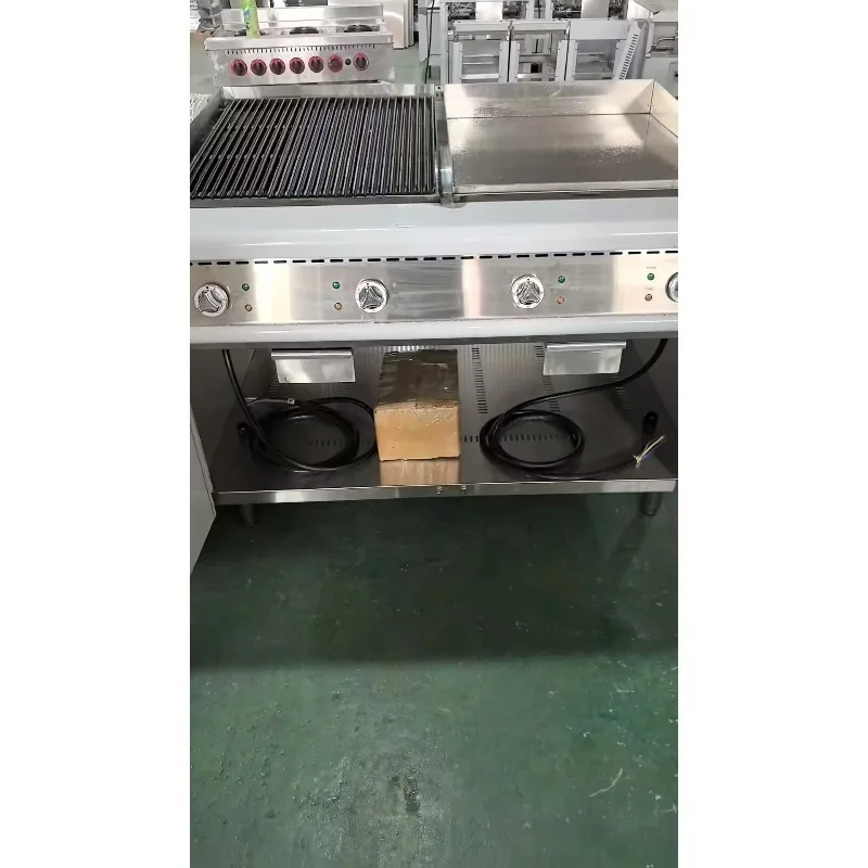 Multifunctional 700/900 Series Electric Lava Rock Grill and BBQ Griddle With Storage Cabinet XH