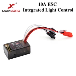 DumboRC 10A Brushed ESC Electric Speed Controller w/Brake Integrated Light for RC Model