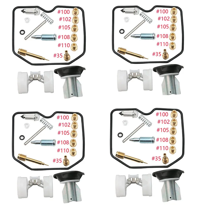 Carburetor Motorcycle Repair Kit for Kawasaki GPX600RNINJA600RZX600-C1988-1997 repair kit plunger float