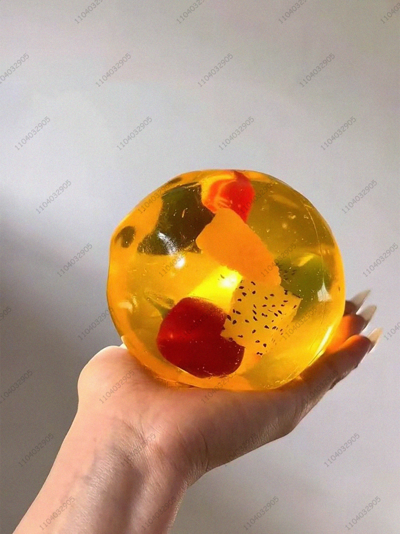 Bola de estresse enorme, bola de frutas variada, brinquedo antiestresse, bola de apertar sem salto, brinquedo sensorial antiestresse para crianças, exercício de mão