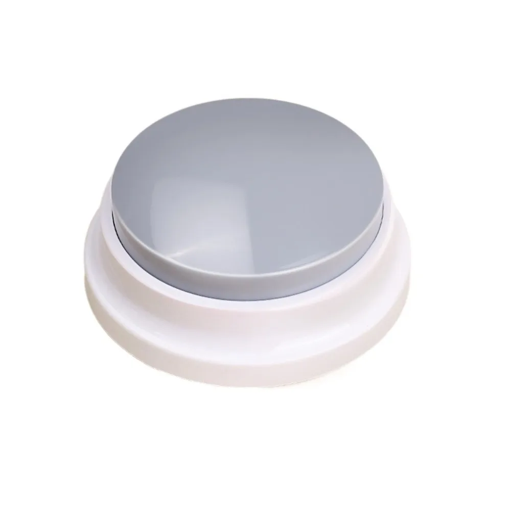 

Recordable Pet Voice Recording Button Lightweight Yellow/Blue Dog Answering Button Round Easy To Press