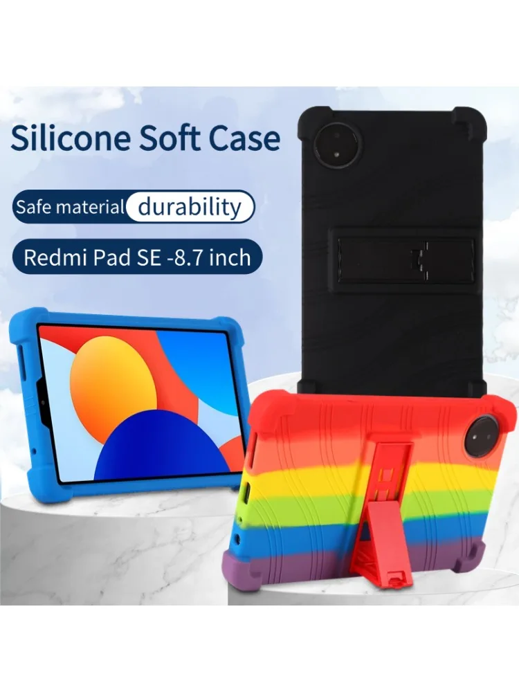 Para xiaomi redmi pad se 4g 8.7 Polegada 2024 tablet caso super macio silicone capa protetora