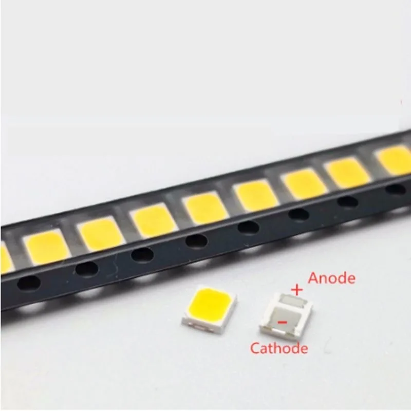 Lámpara de diodo emisor PCB de montaje en superficie cálida, 110 piezas, SMD LED 2835, 3030, 5730 Chips, 0,5 W, 1W, 3V, 6V, 9V, 18V, 36V, 140LM