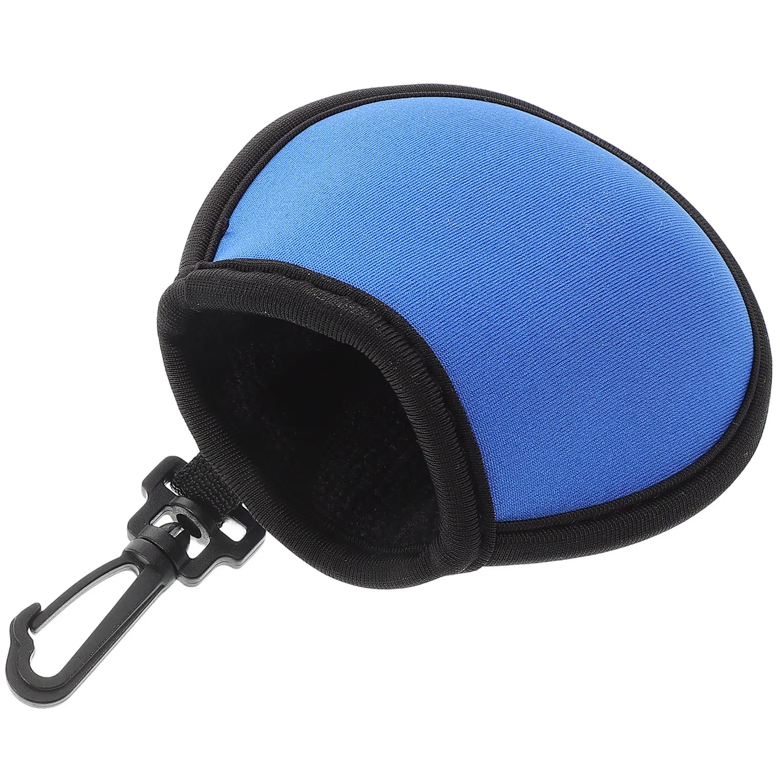 Golf Ball Pouch Neoprene Lined Clip Hook Portable Cleaner Bag Protects Balls for Golf Bag Accessory The Clean Ball