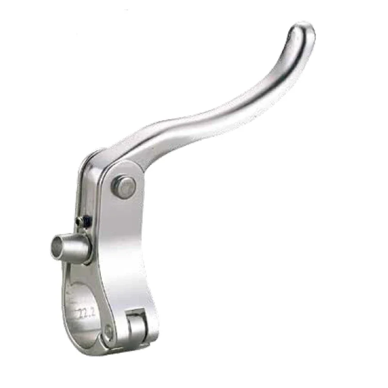 

Горячая Распродажа Fixie Gear Bike Parts алюминиевый сплав 22,2 мм Серебряный рычаг тормоза для велосипеда