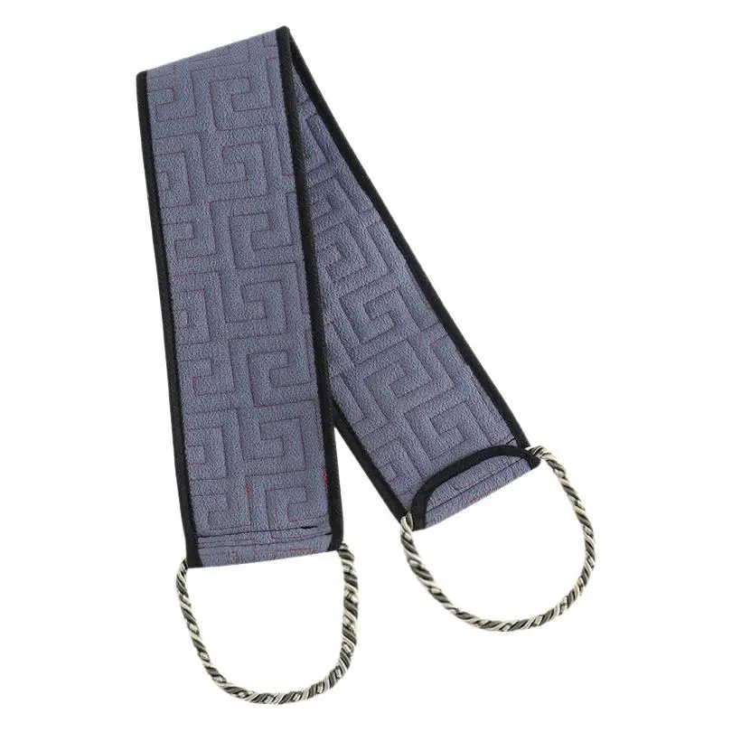 منشفة حمام جديدة مقشرة خشنة للرجال - منظف الظهر الطويل، تنظيف عميق، وإسفنجة حمام لإزالة الجلد الميت للمنزل #5