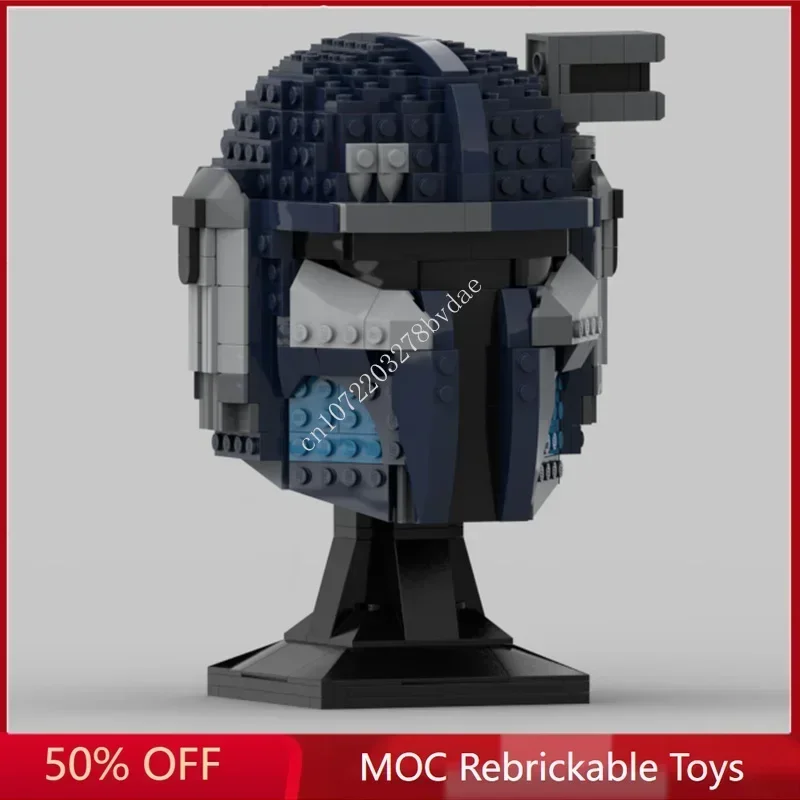 

Конструктор 637 деталей Star Plan MOC: Модель космического корабля Mr. Paz Vizsla, развивающая архитектурная сборная модель-игрушка