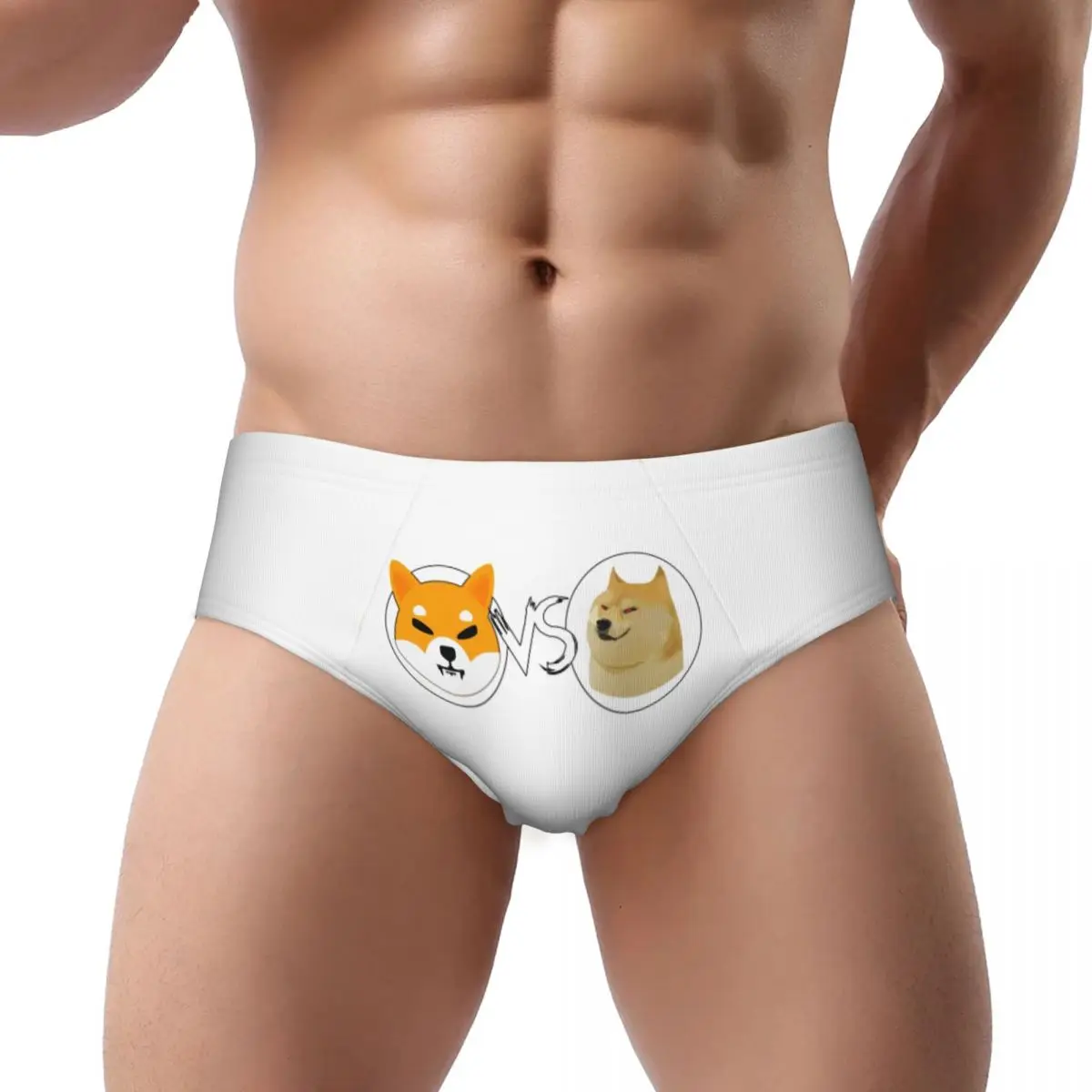 

Shiba Dog Vs Shenfan Dog Men Triangle Panties Breathable Boxer Underpants Short Underwear for Homme Man Boyfriend Gifts