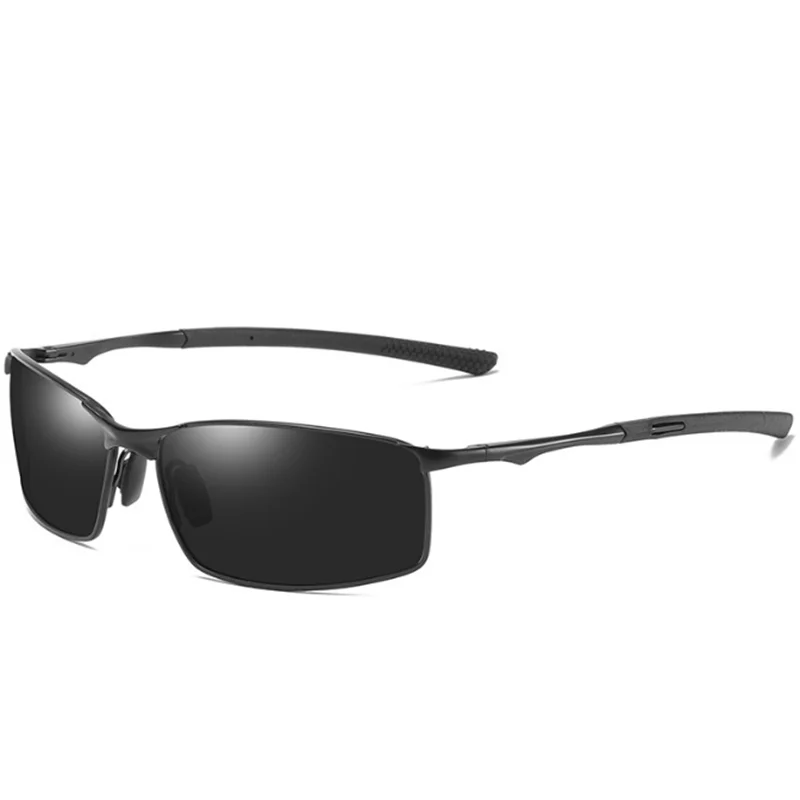 Gafas de sol cuadradas antideslumbrantes para miopía, gafas de sol polarizadas de moda para conducir de Metal, gafas de sol graduadas para hombre de