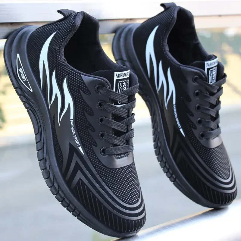 Zapatillas de running unisex transpirables grises con suela comoda - imagen 2
