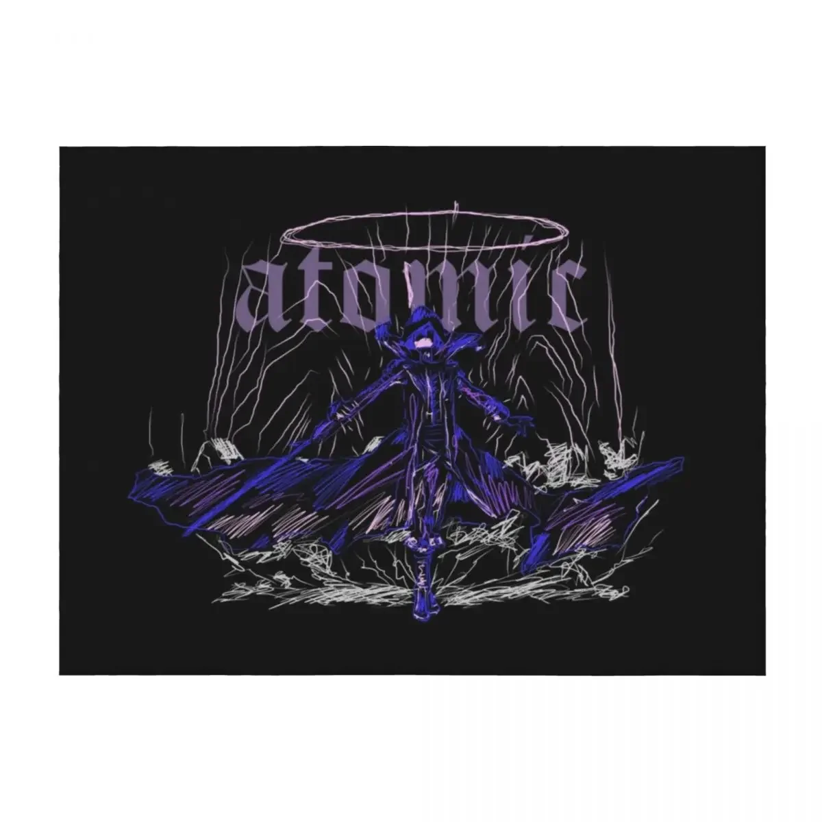 

The eminence in shadow Cid Kagenou - The eminence in shadow anime characters fandom - Cid unleash his power in epi Throw Blanket