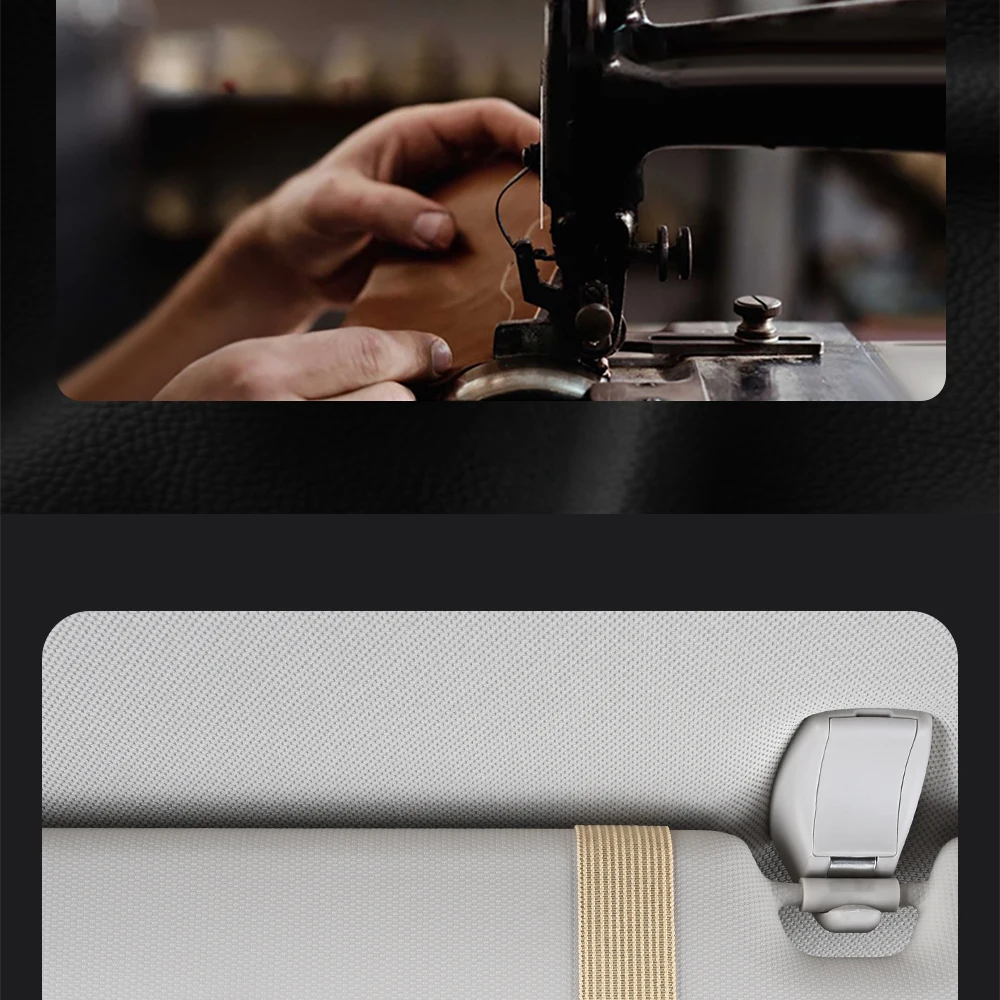 Auto Sonnenblende Bill Stift Visitenkarte Halter Organizer Lagerung Box Sonnenbrille Clip Verstauen Aufräumen Auto Zubehör – Detail 5