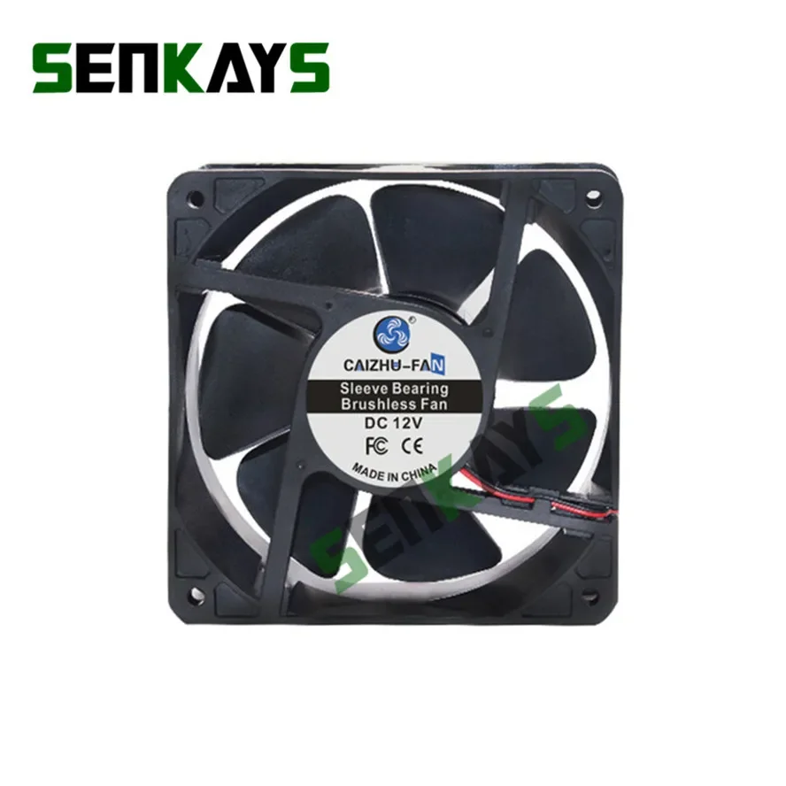 

120MM 12CM 12038 CPU Fan 120x120x38mm DC 12V 24V Computer Case Cooling Fan 2pin