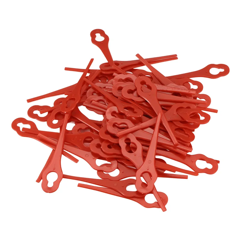 

AA76-100 шт. лезвия для газонокосилок, лезвия для косилки, запасные части, лезвия для резки травы, газон, сад, аксессуары для электроинструментов