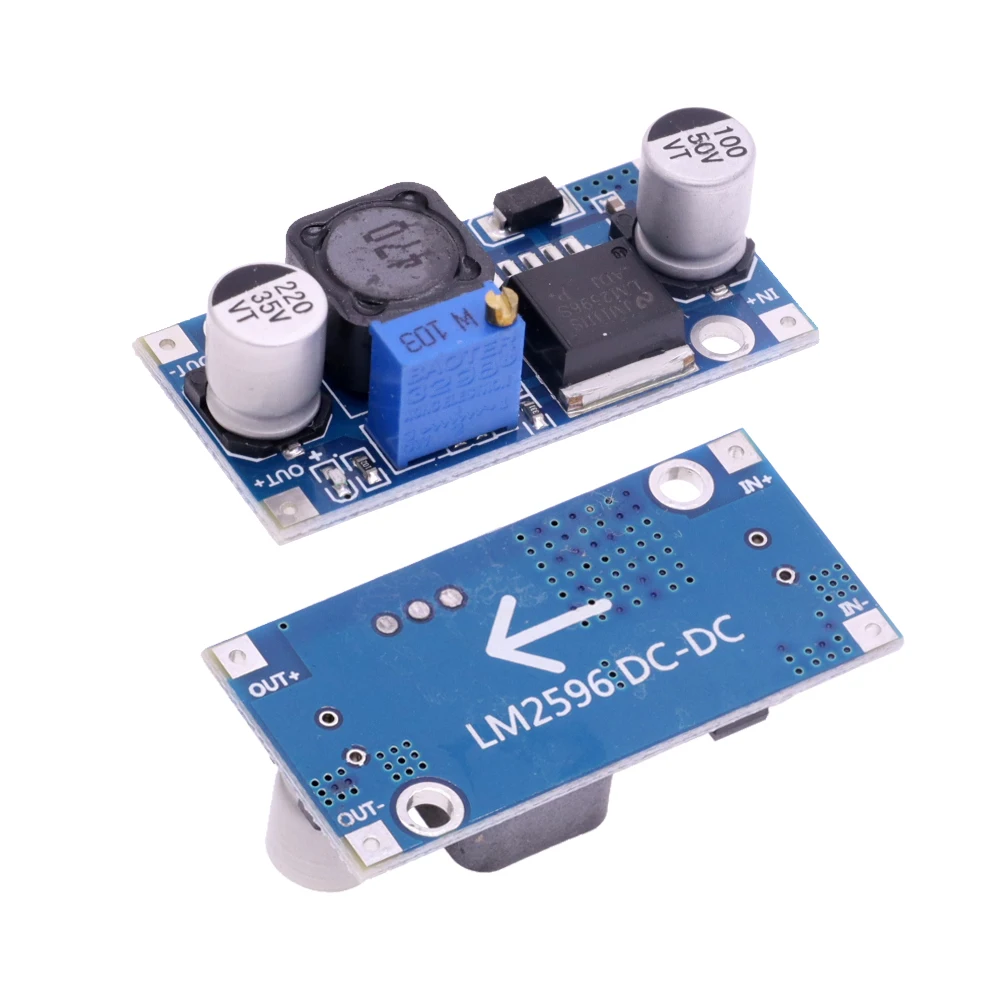 LM2596S-ADJ 3-40V DC-DC Adjustable Step-Down Voltage Regulator Power Supply Module Board 3A Buck Converter LM2596S LM2596