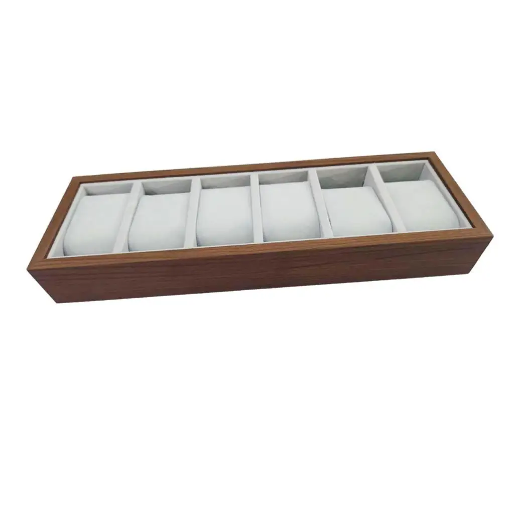 Watch Tray 6 Slots Watch Tray for Men Watch Jewelry Tray for Home Decoration