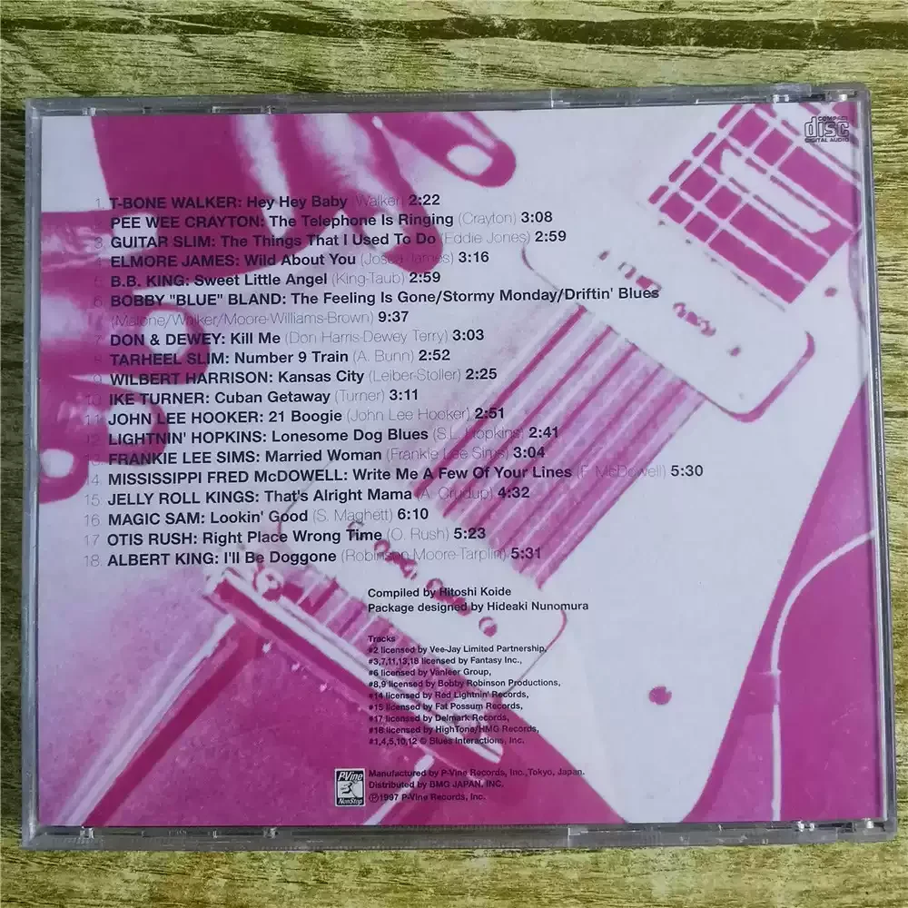 CD THE BLUES GUITAR CLASSICS BLASTIN' BLUES Vol 6 Rilasciato nel 1992