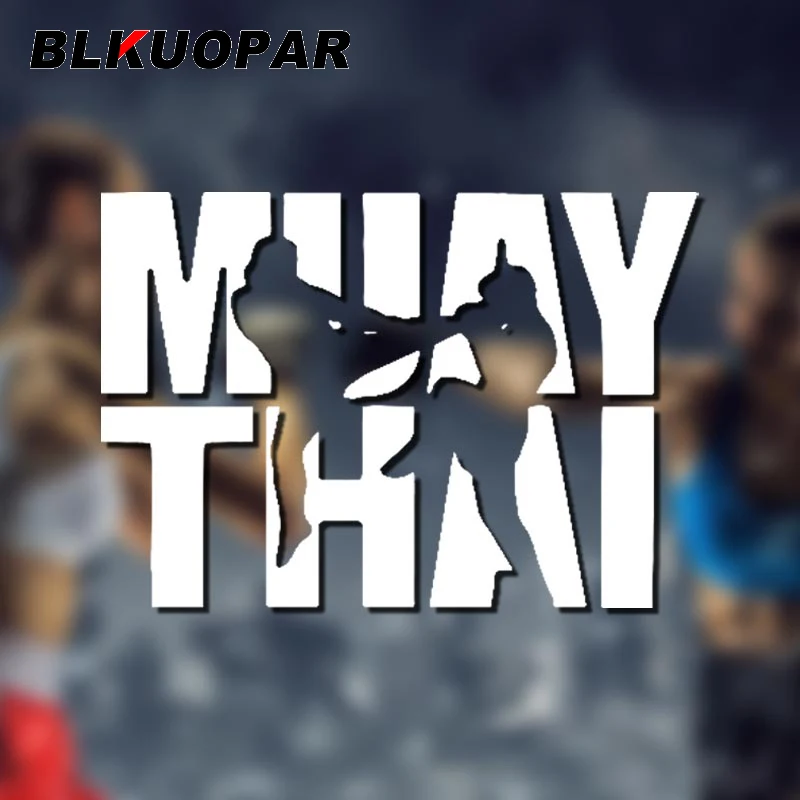 

BLKUOPAR Muay Thai виниловые наклейки на машину индивидуальная наклейка водонепроницаемый с защитой от царапин