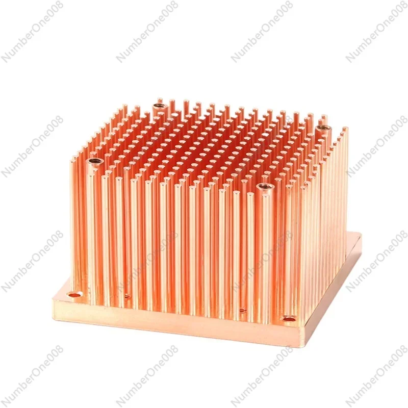 Pin Column Pure Copper Passive Heat Sink Server Modified DIY Custom All Copper Heat Sink Multi-platform