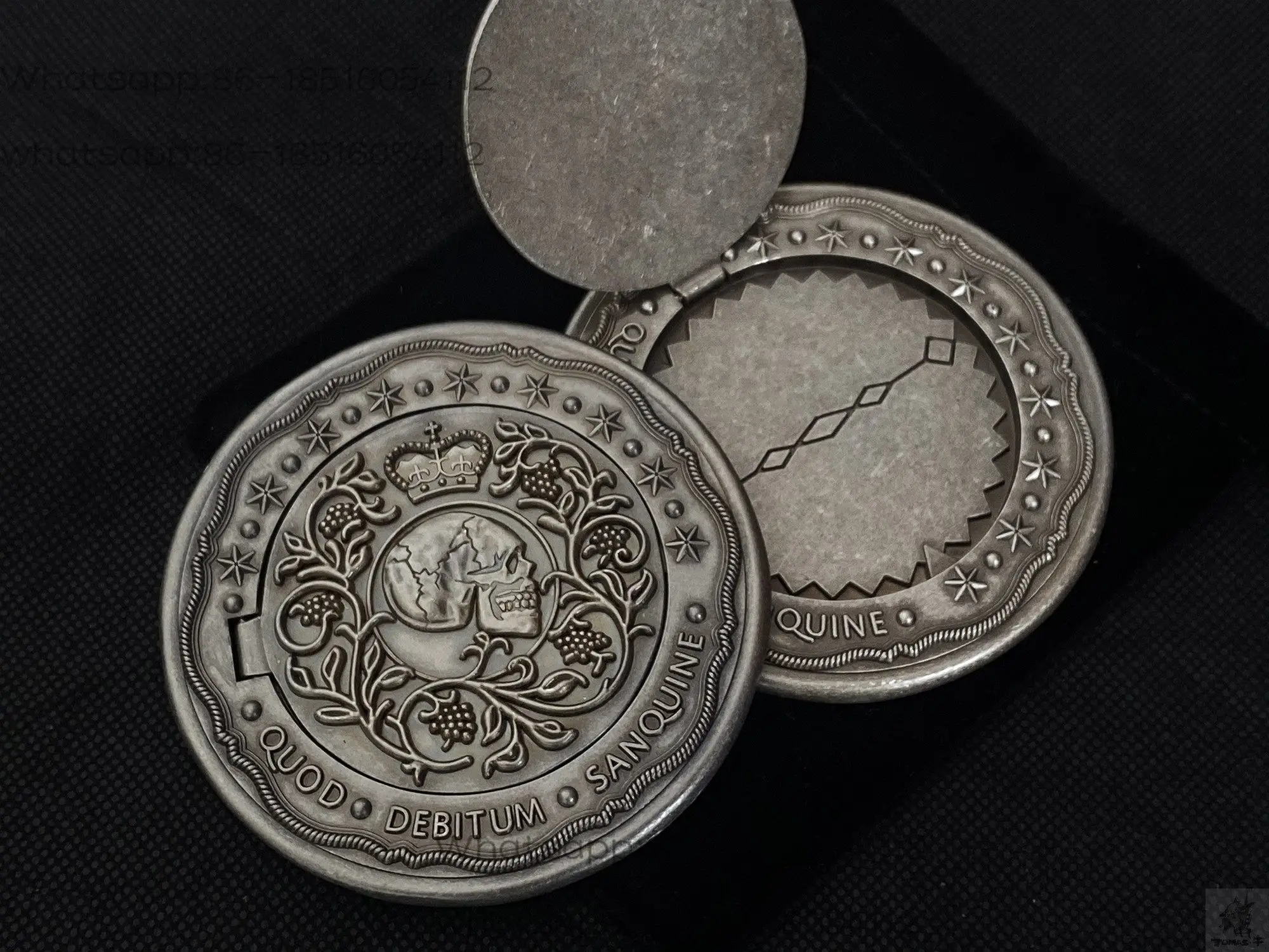 John Wick Chases Movie Props, Keanu Reeves, Gold Coins, Blood Oath Mark