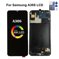 Super AMOLED For Samsung A30S Screen Replacement A307 A307F A307FN A307G A307GN LCD Display With Touch Screen Assembly