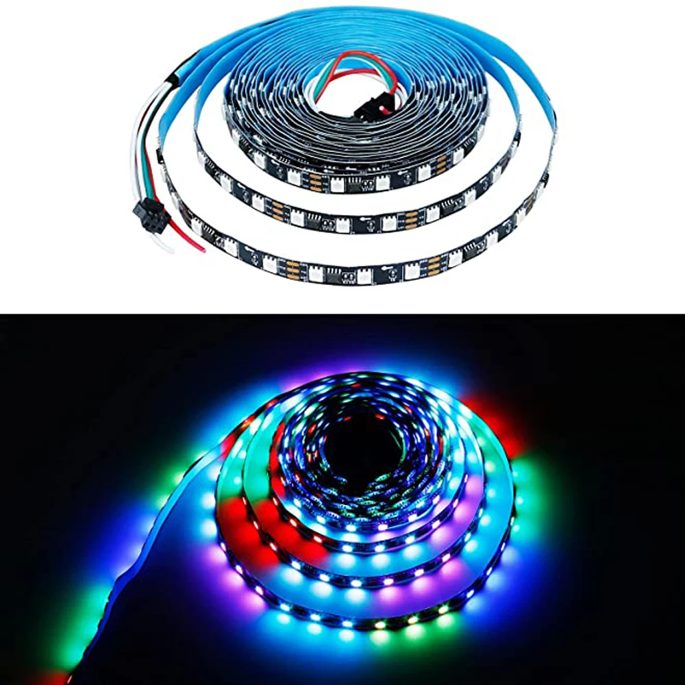 RGB SMD 개별 주소 지정 가능 LED 픽셀 줄무늬 LED 드림 컬러 풀 컬러 스트립, 100m DC12V, ws2811ic, 5050, ws2811, 롤 당 5m