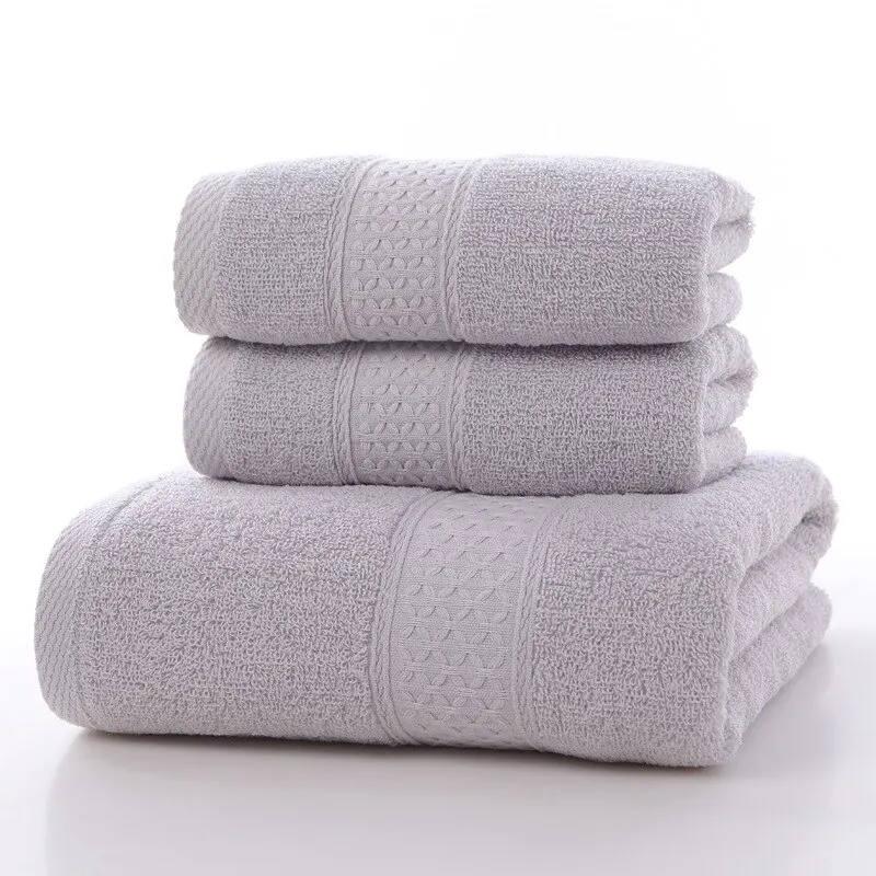 

Luxury Bath Towel Set 2 Washcloth And1 Bath Towel Hotel Quality Soft Cotton Highly Absorbent Bath Towel Bath Towels for The Body