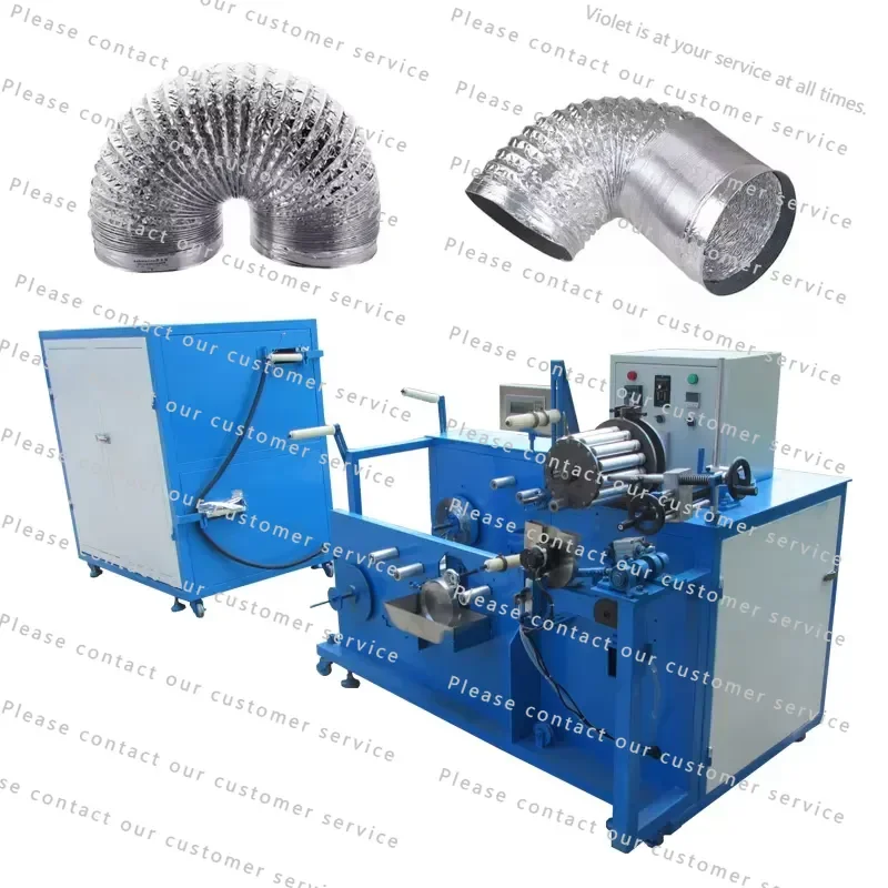 Pipe Forming Machine Round air Spiral Duct Flange Making Machine