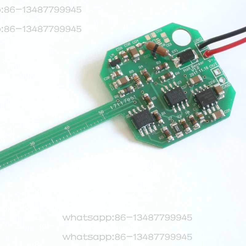 Gaussmeter Signal Conditioning Board, Linear Hall Sensor with Voltage Signal Output