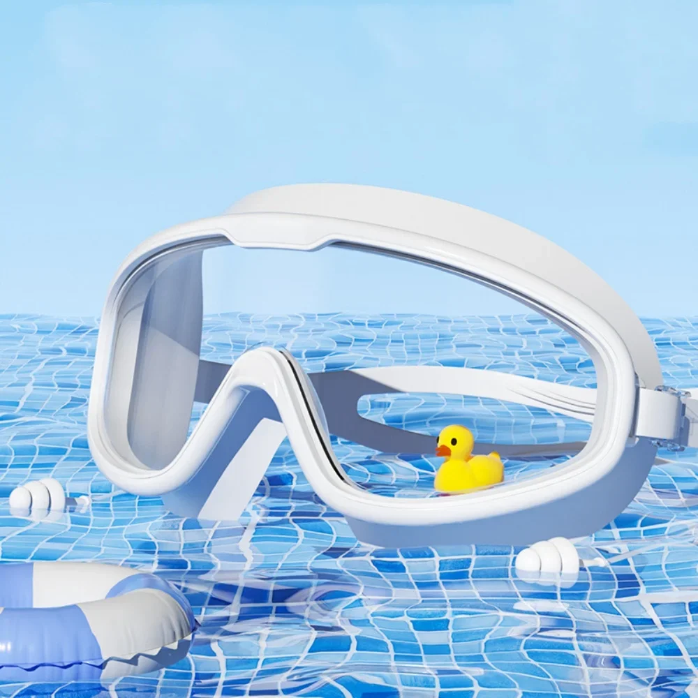 

Outdoor Swimming Goggles Anti-Fog Wide View Scuba Diving Swimming Glasses with Earplugs for Adult Youth Water Sports Copozz Pool
