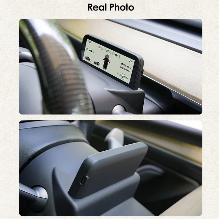 Super Performance Hud Dashboard Display Monitor 4,6 Zoll Bildschirm für Tesla Model 3, Model Y