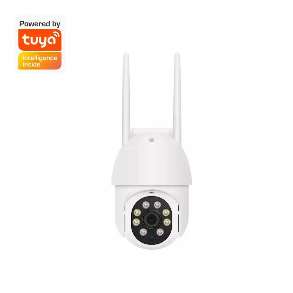 

Tuya Smart Life HD 3MP 4CH Беспроводная Wi-Fi PTZ-камера NVR Комплект двусторонней аудиосистемы видеонаблюдения CCTV