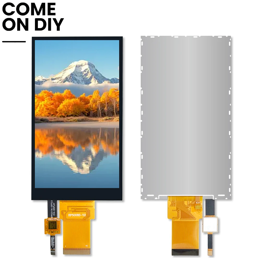 5 Inch TFT LCD Display Module 480 * 854 HD Full View IPS with Capacitive Touch ST7701S Driver Chip RGB Interface 3.3V