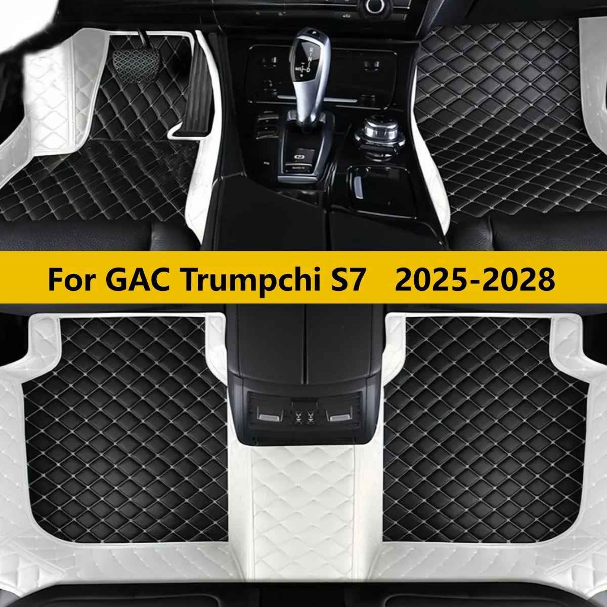 

Car Floor Mats For GAC Trumpchi S7 2025 2026 2027 2028 Interior Accessories Anti Dirty Luxury Durable Leather Carpet