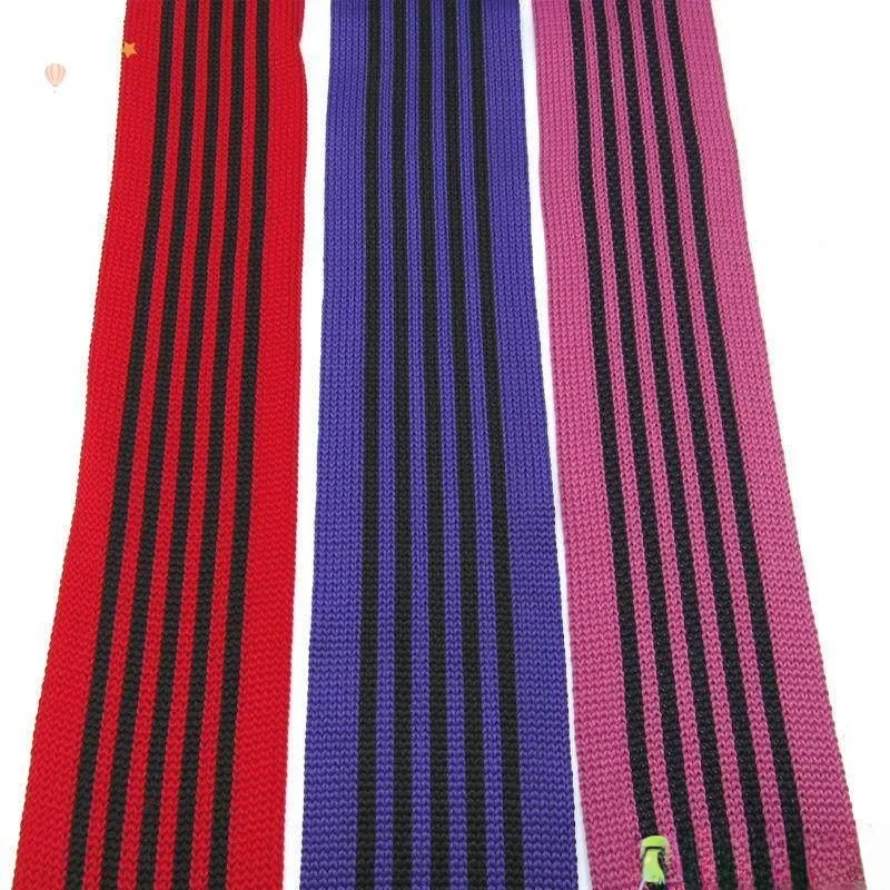 

Wide Stripe Cotton Padded Sports Clothes Knitted with down Horizontal Stretch Micro Pull Pants Side Strip