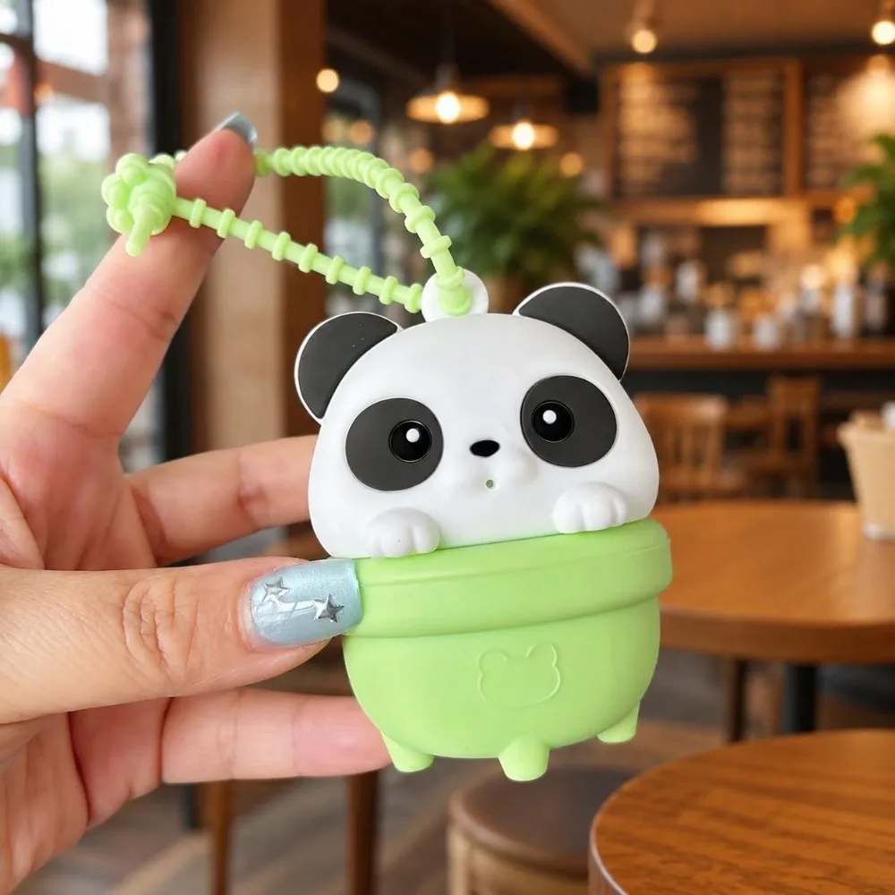 Hanging Decoration Water Squeezing Keychain Creative Dinosaur Cartoon Animals Pendant Panda Funny Duck Rabbit Key Chain
