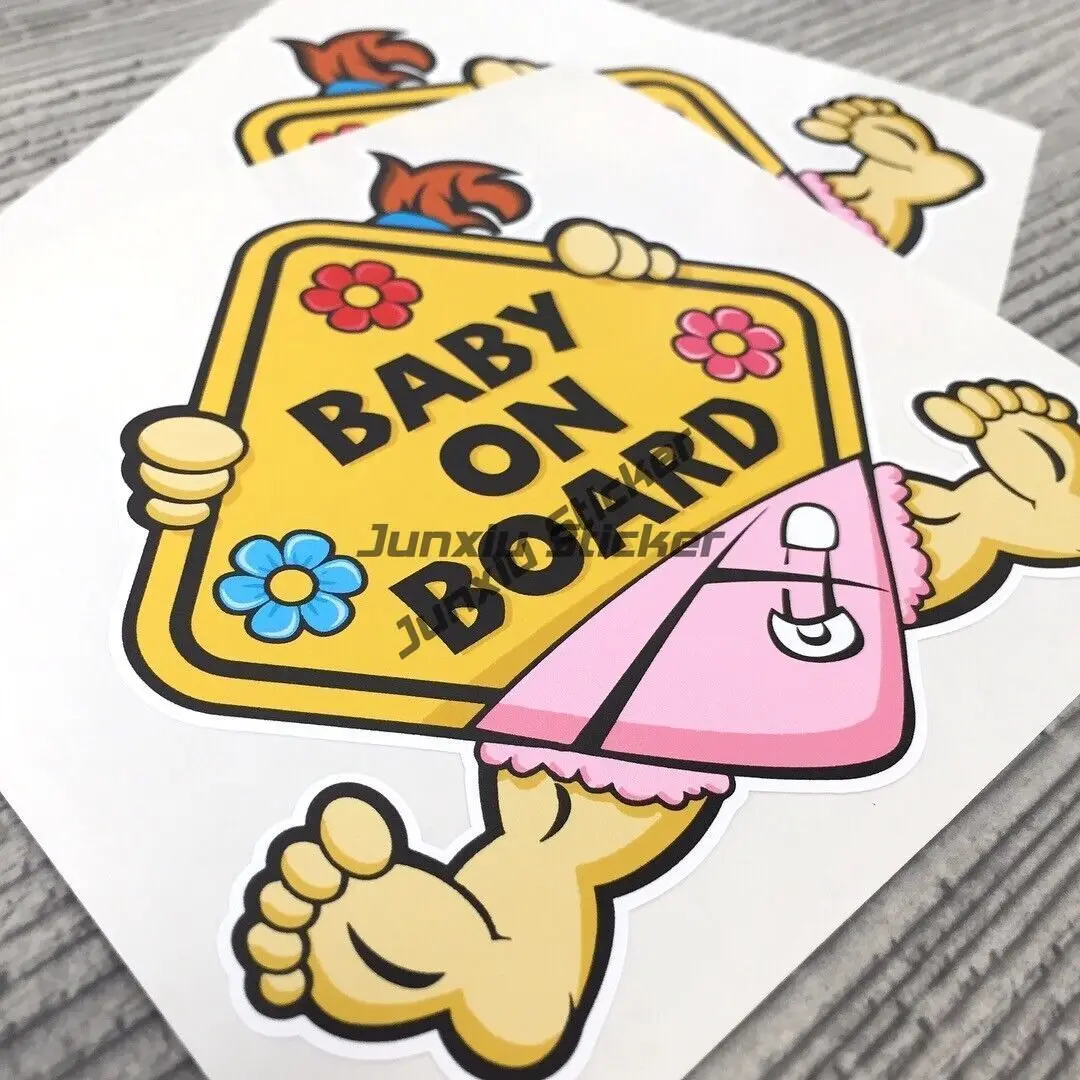 Baby on Board GIRL Car Vinyl Sticker Decal Car Cup Thermal Room Decor Auto Assesories Trunk