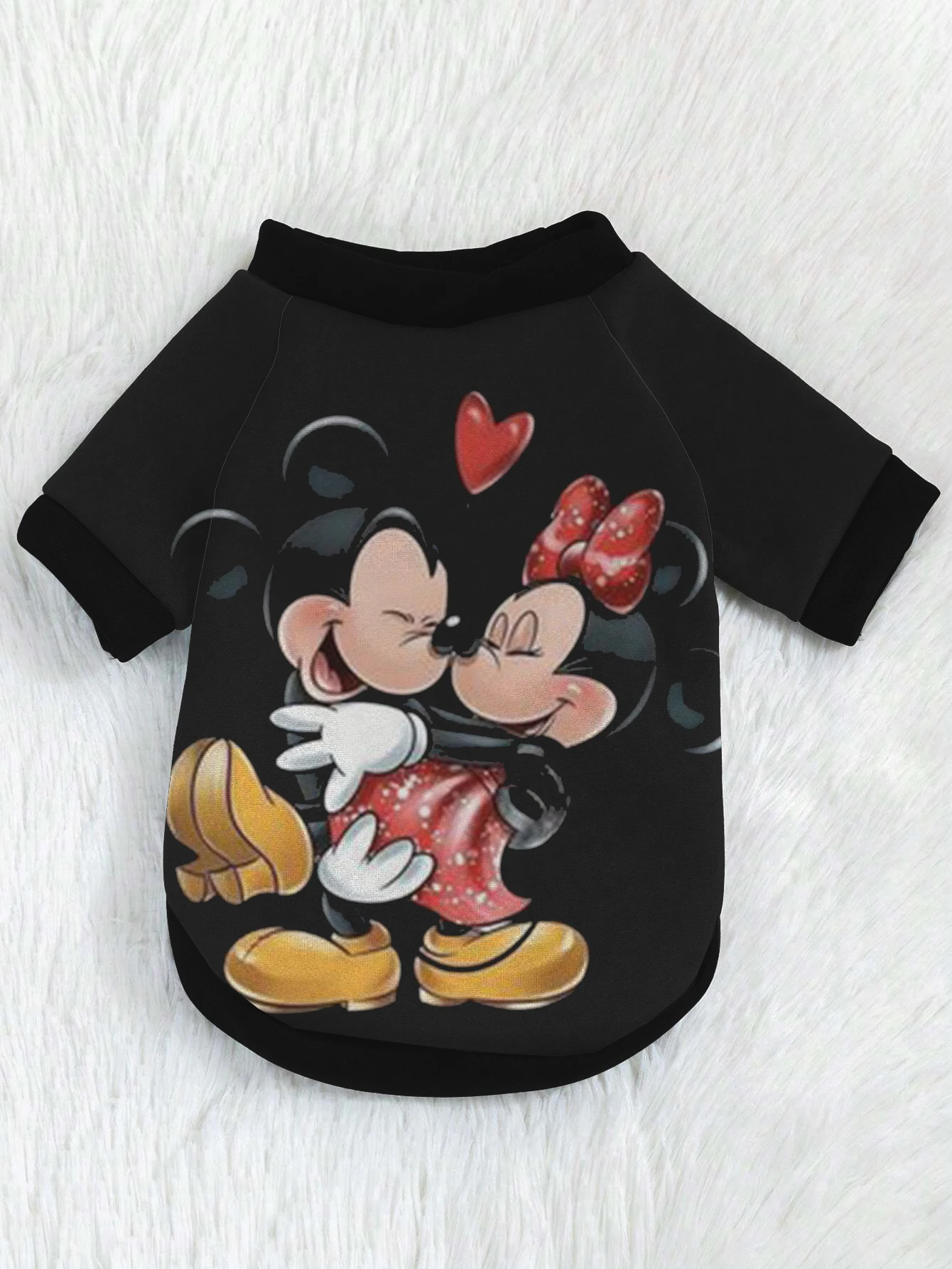 2024 Puppy clothing Disney Minnie Mickey Steedy Elements Printed Autumn hoodie Thickened Chihuahua Products Home Garden thickene