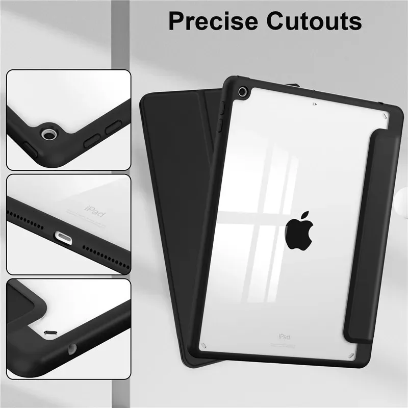 For Apple iPad 10.2 7th 8th 9th Generation Case With Pencil Holder Magnetic Smart Cover Auto Wake Sleep For iPad 7 8 9 2019 2021 view 5