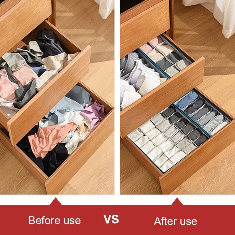 Sports Bra Underwear Panties Socks Organizer Storage Box Cabinet Drawer Organizer For Clothes Ties Organizer Cabinet Separator