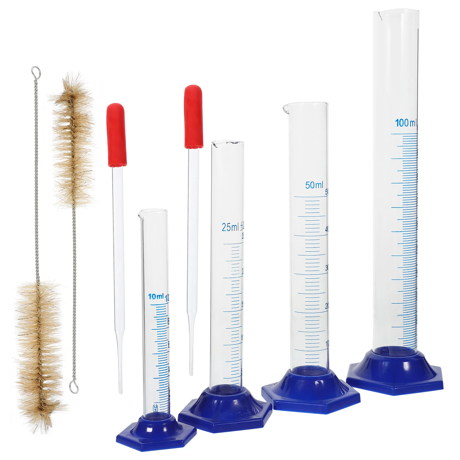 

Glass Graduated Measuring Cylinder Container Beaker Cups Gratuated Beakers and Cylinders
