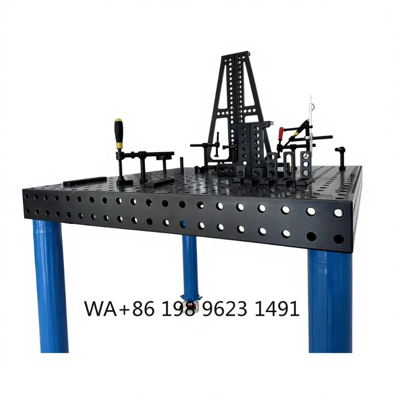 

CE Certified 3D Cast Iron Welding Station Multifunctional Workbench With Full Accessories No Power Needed