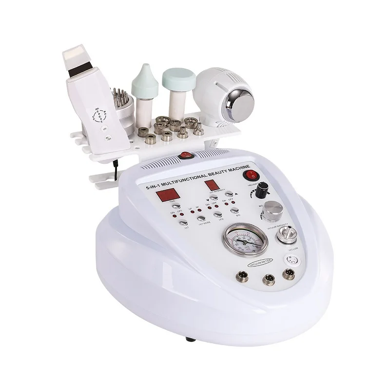 New Version Updated 5 in 1 Dermabrasion Diamond Microdermabrasion Machine Skin Scrubber Care Beauty Machine Skin Rejuvenation