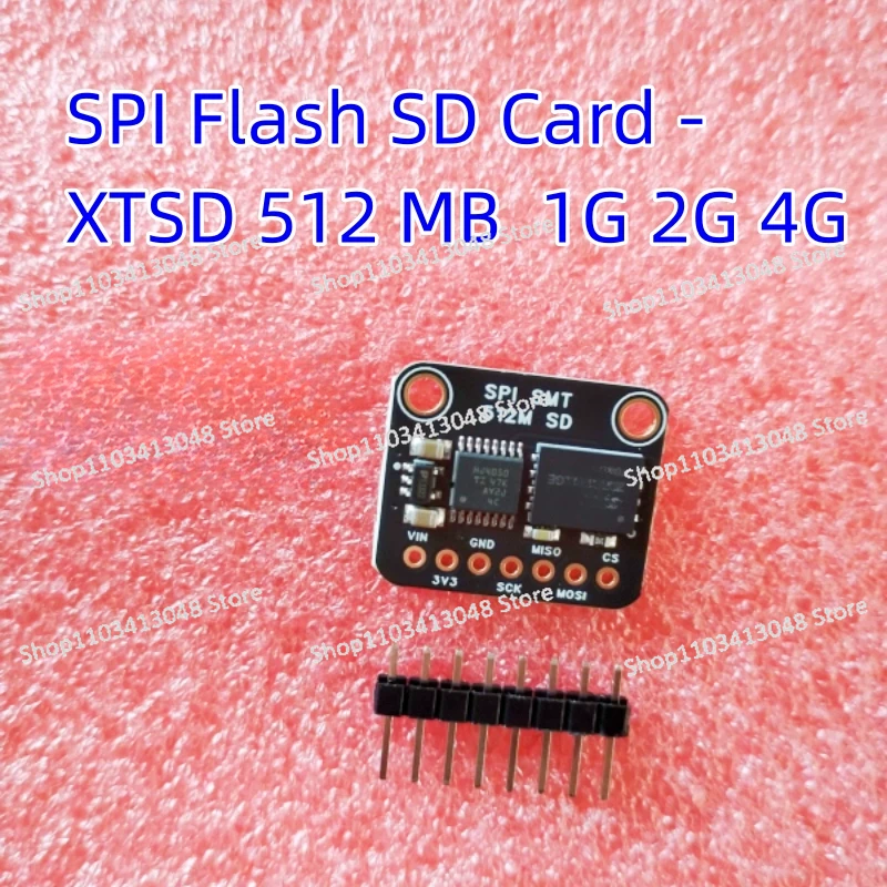 

Adafruit 4899 SPI Flash SD Card - XTSD 512 MB 2G 4G Expansion Module
