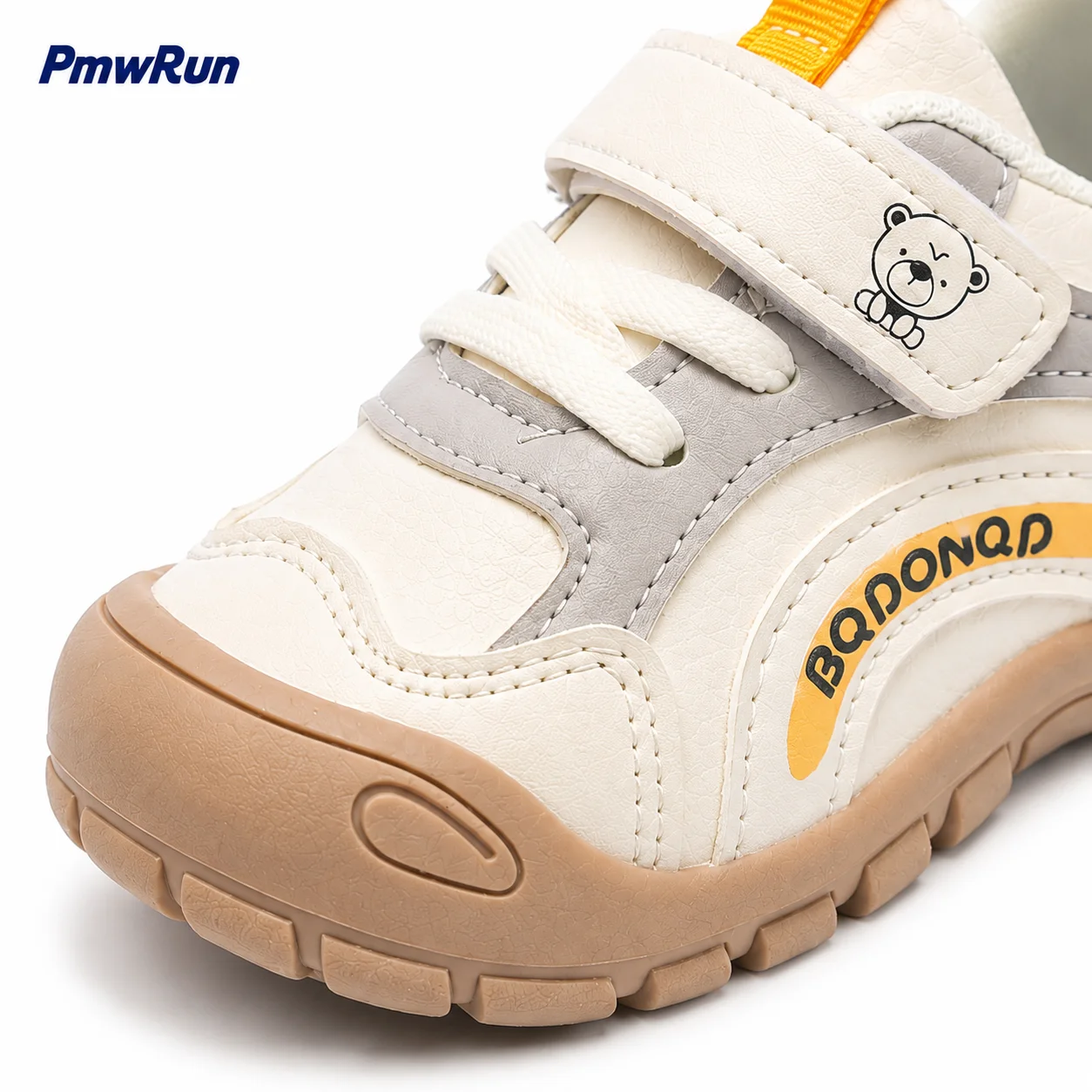 Trend Fashion Sport Shoes For Children PU Leather Waterproof Kid's Sneakers Anti-slippery Breathable Running Footwear Boys Girls
