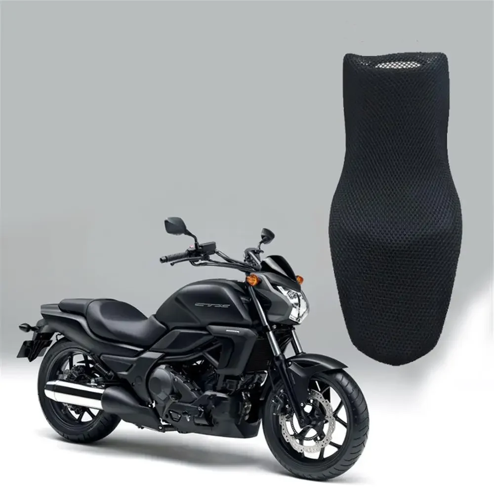 

Motorcycle Cool Seat Cover Cushion Protect Sunscreen Prevent Bask Sun Pad Waterproof Mesh for Honda CTX700 700N VER1200 CTX1300